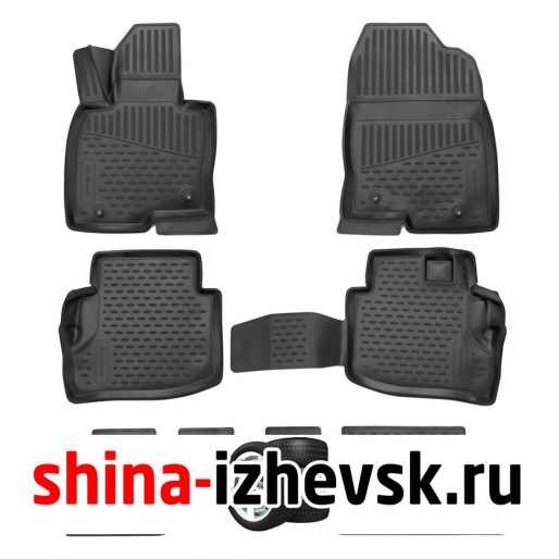 Коврик Autofamily коврики 3D в салон для MAZDA CX-9, 2017- , кросс., 6 шт. ) в Ижевске